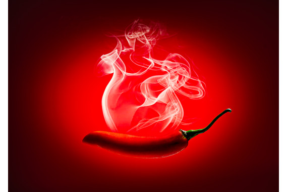 <p>2nd - A Grade: Set Print - Steaming Red Hot Chilli <small>© Leo Loque</small></p>
