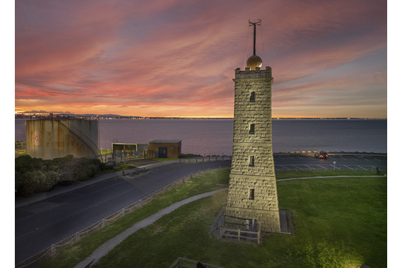 <p>3rd - B Grade: Open Digital - A Williamstown Icon at Dawn <small>© Cas Bukor</small></p>
