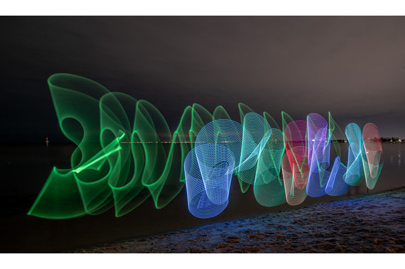 <p>3rd - A Grade: Open Digital - Light Painting Altona Beach <small>© Karl Zeller</small></p>
